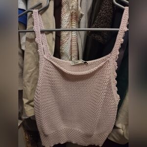 Dex Pink Knit Tank Top